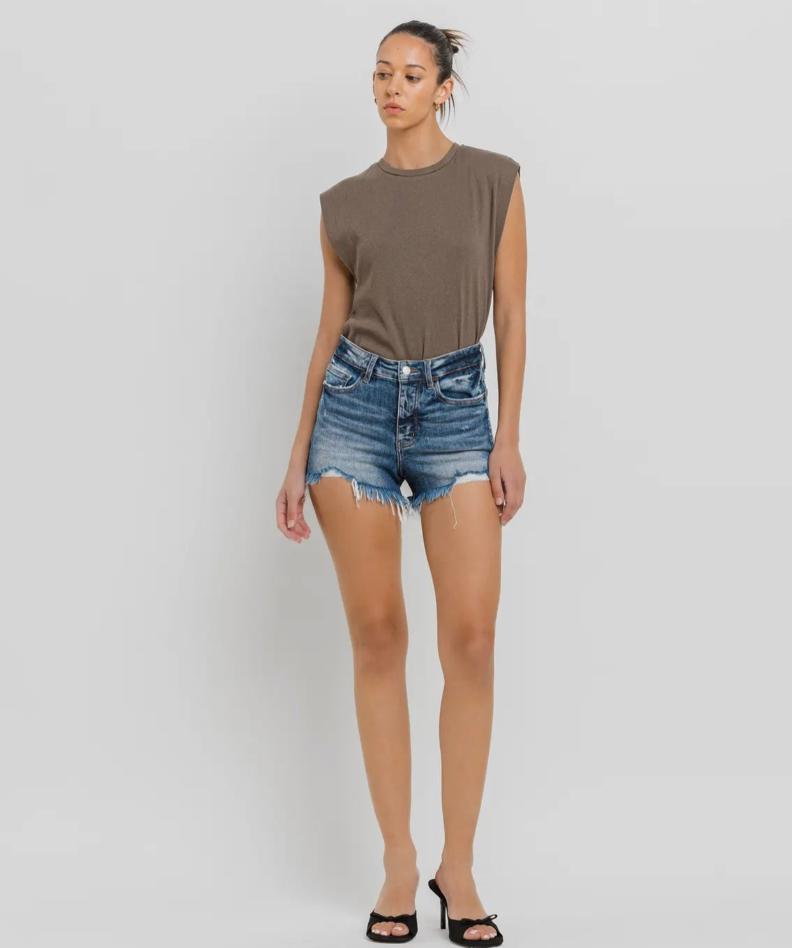 Carly's Fav Denim Shorts by Vervet