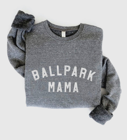 Ballpark Mama Crewneck by Oat Collective - Curvy Girl!