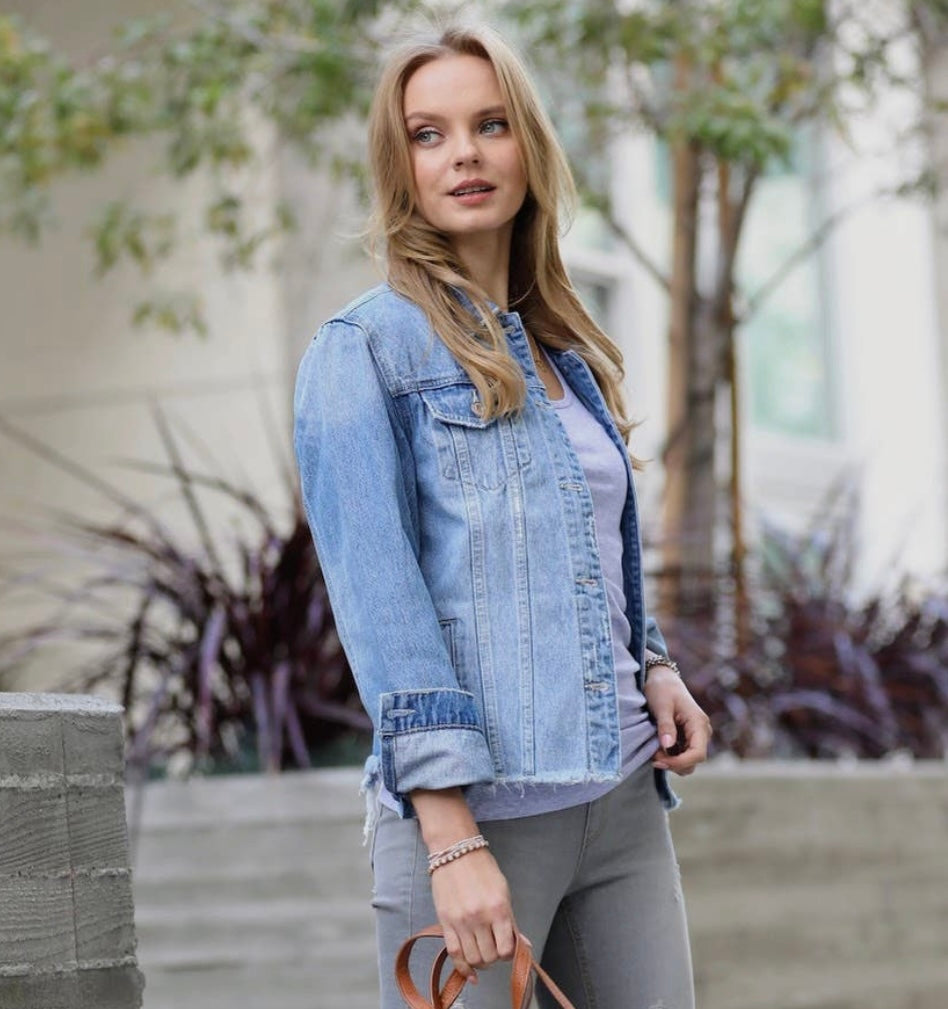 The Denim Jacket you NEED - Zenana Brand!