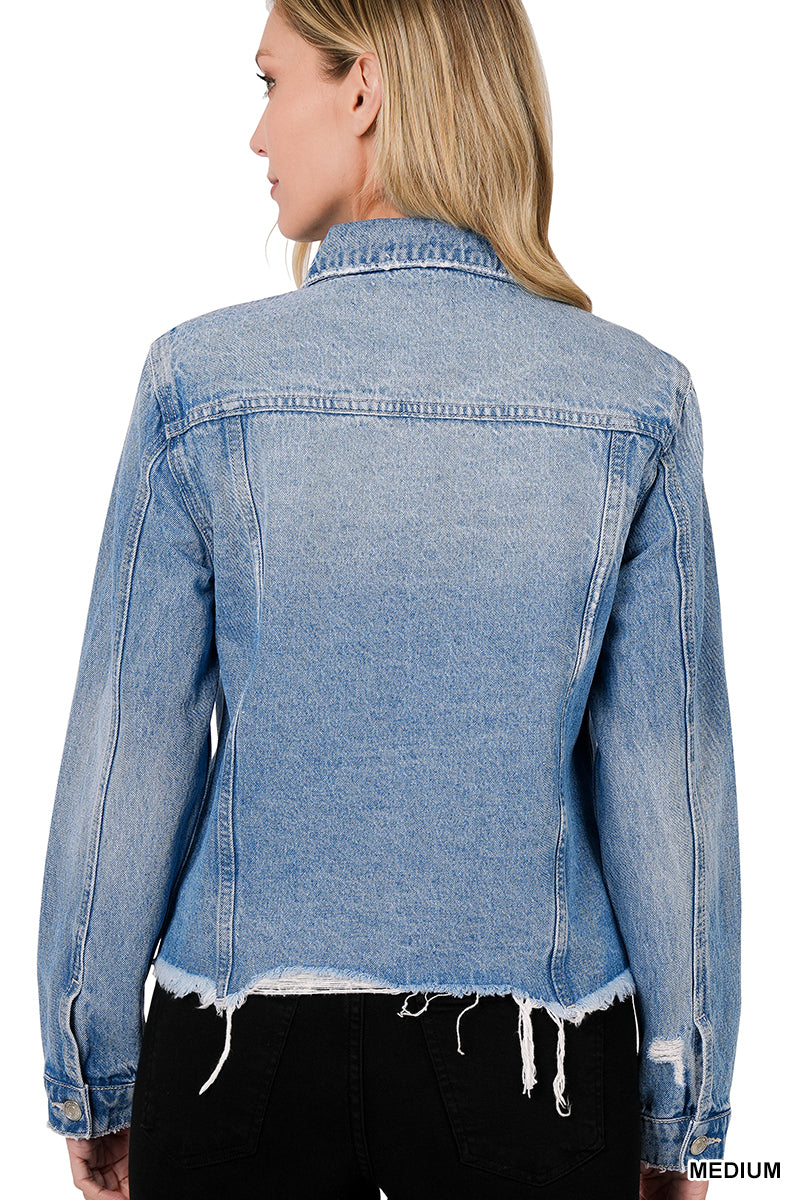The Denim Jacket you NEED - Zenana Brand!